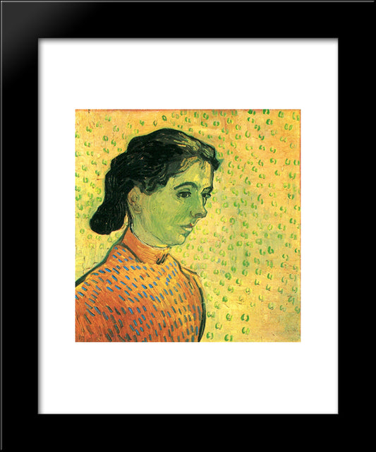 The Little Arlesienne 20x24 Black Modern Wood Framed Art Print Poster by Van Gogh, Vincent