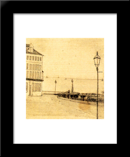 View Of Royal Road, Ramsgate 20x24 Black Modern Wood Framed Art Print Poster by Van Gogh, Vincent