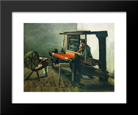 Weaver 20x24 Black Modern Wood Framed Art Print Poster by Van Gogh, Vincent