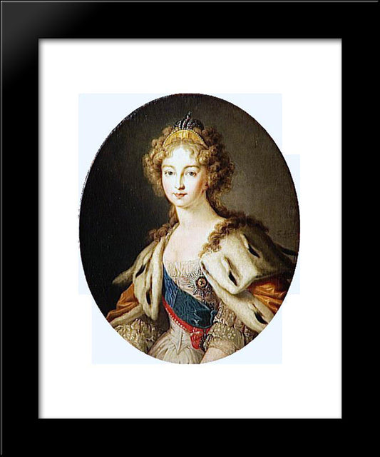 Elisabeth Alexeievna Tsarina Of Russia 20x24 Black Modern Wood Framed Art Print Poster by Borovikovsky, Vladimir