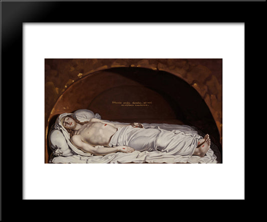 Jesus At The Tomb 20x24 Black Modern Wood Framed Art Print Poster by Borovikovsky, Vladimir