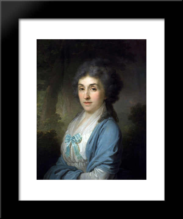 Portrait Of Ekaterina Aleksandrovna Novosiltseva 20x24 Black Modern Wood Framed Art Print Poster by Borovikovsky, Vladimir