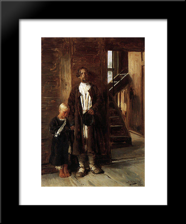 In Search Of Medicine 20x24 Black Modern Wood Framed Art Print Poster by Makovsky, Vladimir