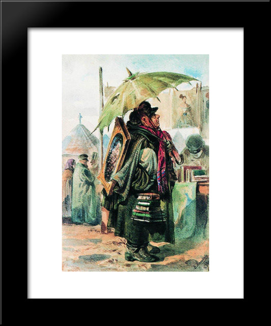 Lover Of Of Antiquity 20x24 Black Modern Wood Framed Art Print Poster by Makovsky, Vladimir