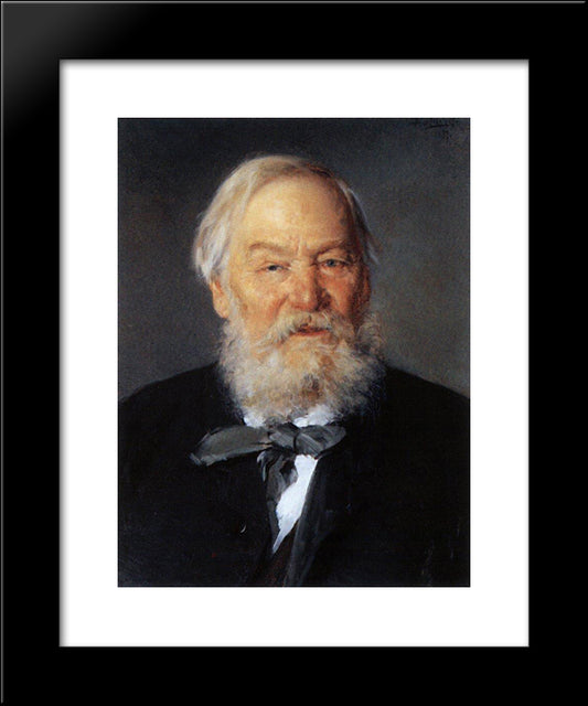 Portrait Of Alexei Ivanovitch Strelkovsky 20x24 Black Modern Wood Framed Art Print Poster by Makovsky, Vladimir