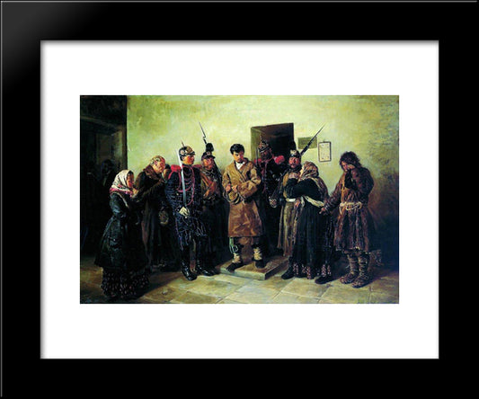 The Condemned 20x24 Black Modern Wood Framed Art Print Poster by Makovsky, Vladimir