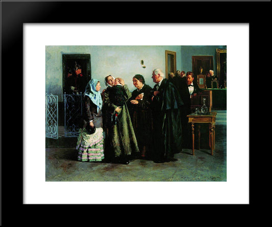 Verdict 20x24 Black Modern Wood Framed Art Print Poster by Makovsky, Vladimir