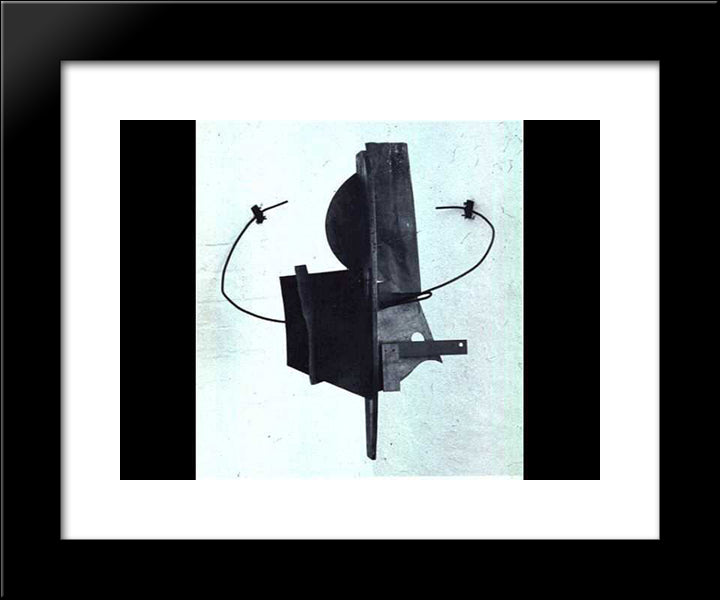 Tatlin Relief 2 20x24 Black Modern Wood Framed Art Print Poster by Tatlin, Vladimir