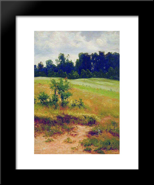 At The Field 20x24 Black Modern Wood Framed Art Print Poster by Orlovsky, Volodymyr
