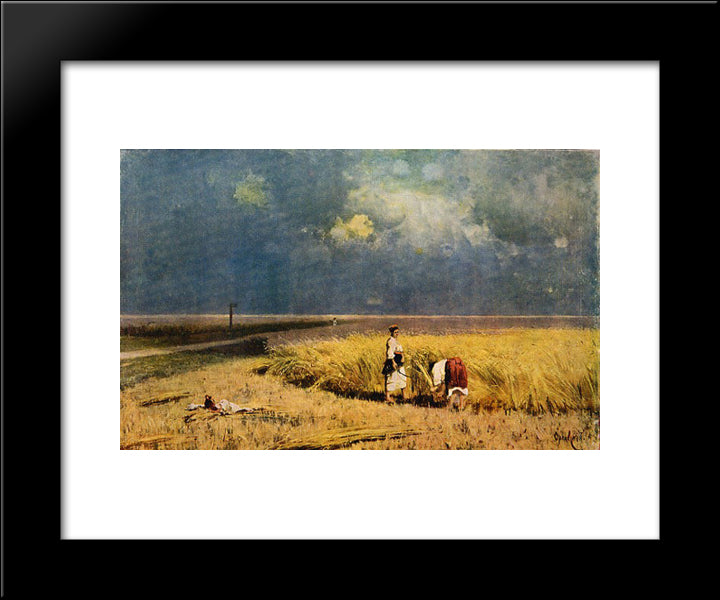 Harvest 20x24 Black Modern Wood Framed Art Print Poster by Orlovsky, Volodymyr
