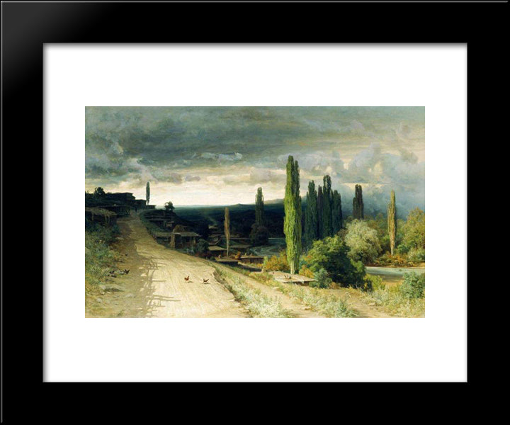 In Alushta 20x24 Black Modern Wood Framed Art Print Poster by Orlovsky, Volodymyr