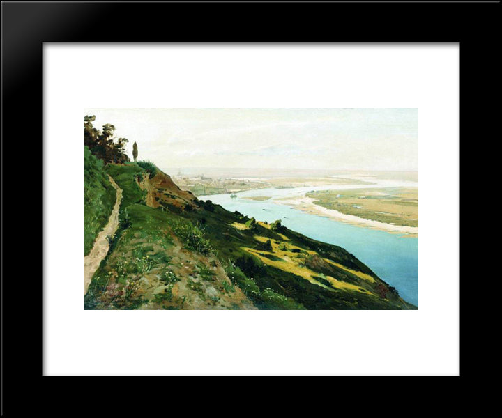 The Outskirts Of Kyiv 20x24 Black Modern Wood Framed Art Print Poster by Orlovsky, Volodymyr