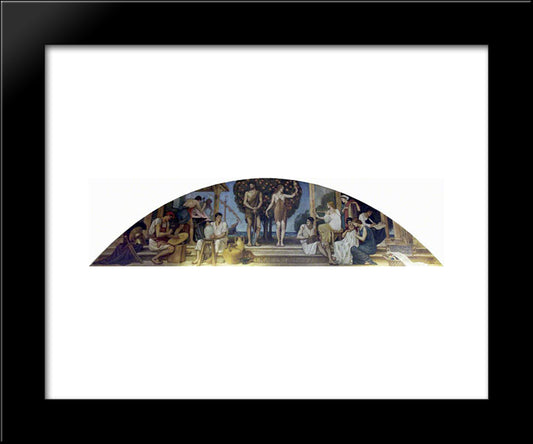 Craftsmanship 20x24 Black Modern Wood Framed Art Print Poster by Crane, Walter