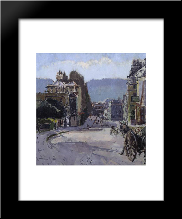 Belvedere, Bath 20x24 Black Modern Wood Framed Art Print Poster by Sickert, Walter