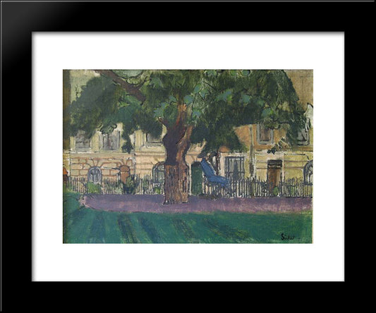 Clarence Gardens, Camden Town 20x24 Black Modern Wood Framed Art Print Poster by Sickert, Walter