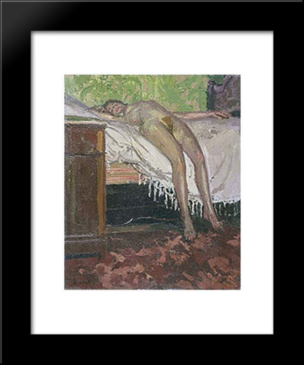Figure 20x24 Black Modern Wood Framed Art Print Poster by Sickert, Walter