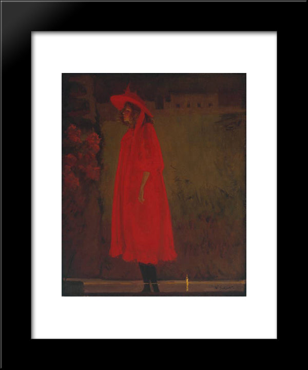 Minnie Cunningham At The Old Bedford 20x24 Black Modern Wood Framed Art Print Poster by Sickert, Walter