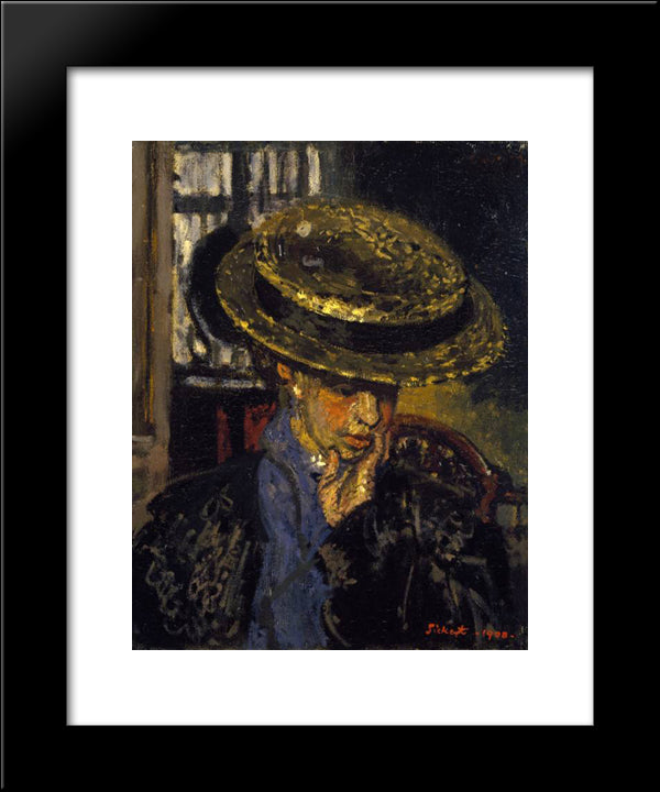 The American 20x24 Black Modern Wood Framed Art Print Poster by Sickert, Walter