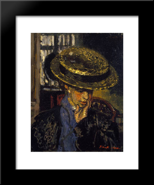 The American 20x24 Black Modern Wood Framed Art Print Poster by Sickert, Walter