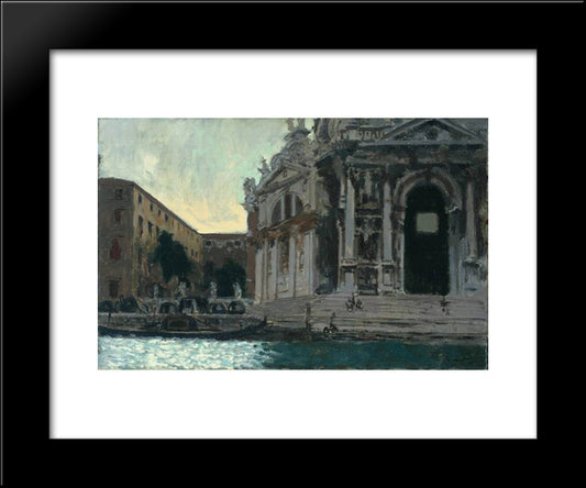 Venice, La Salute 20x24 Black Modern Wood Framed Art Print Poster by Sickert, Walter