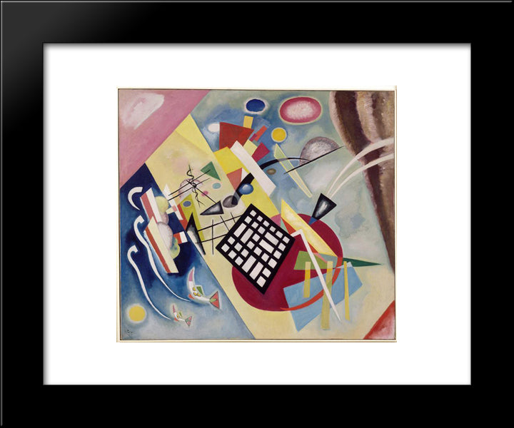 Black Frame 20x24 Black Modern Wood Framed Art Print Poster by Kandinsky, Wassily