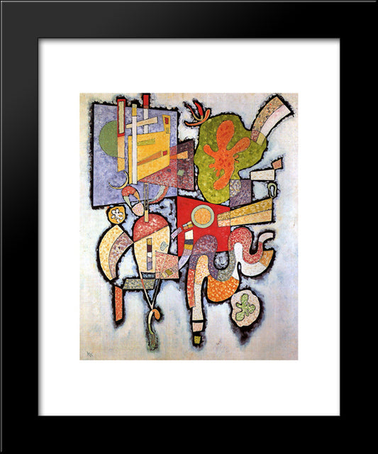 Complex Simple 20x24 Black Modern Wood Framed Art Print Poster by Kandinsky, Wassily