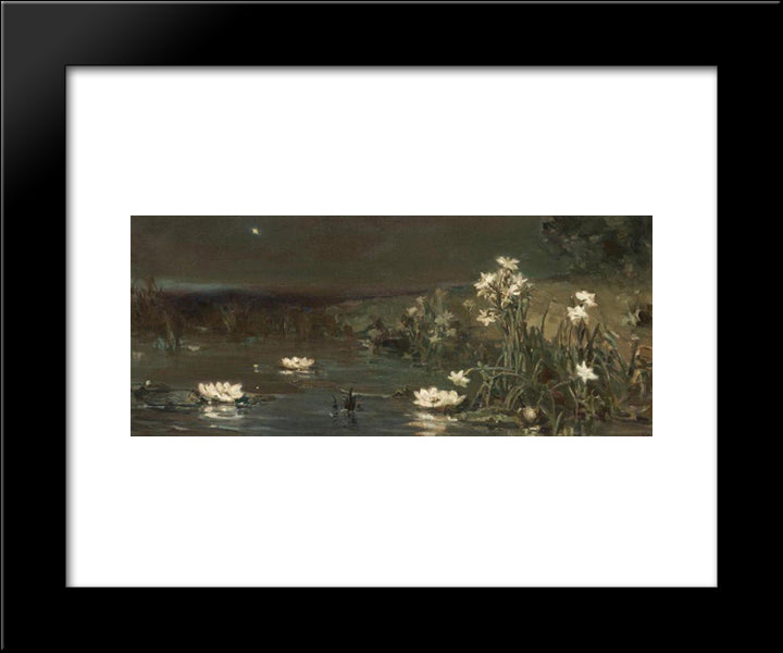 Evening Star 20x24 Black Modern Wood Framed Art Print Poster by Kotarbinski, Wilhelm