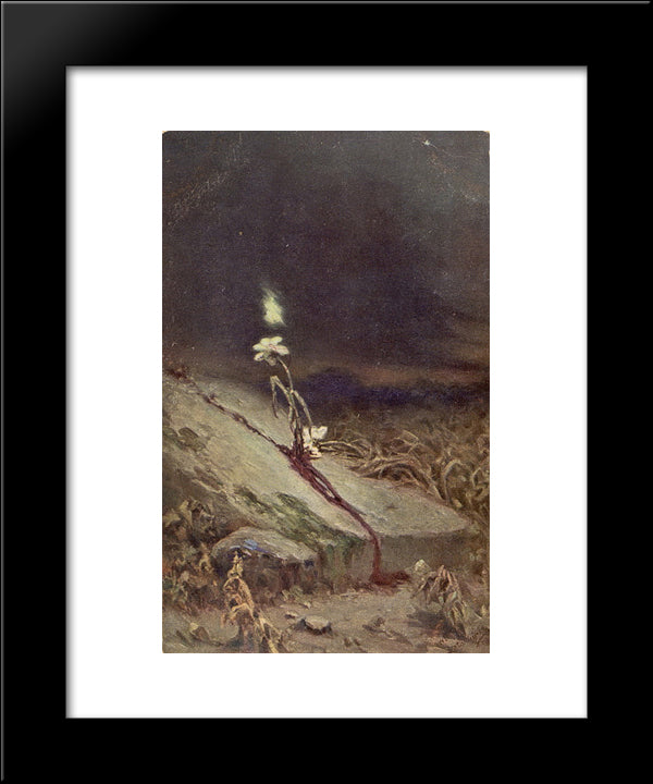 Grave Of A Suicide Victim 20x24 Black Modern Wood Framed Art Print Poster by Kotarbinski, Wilhelm