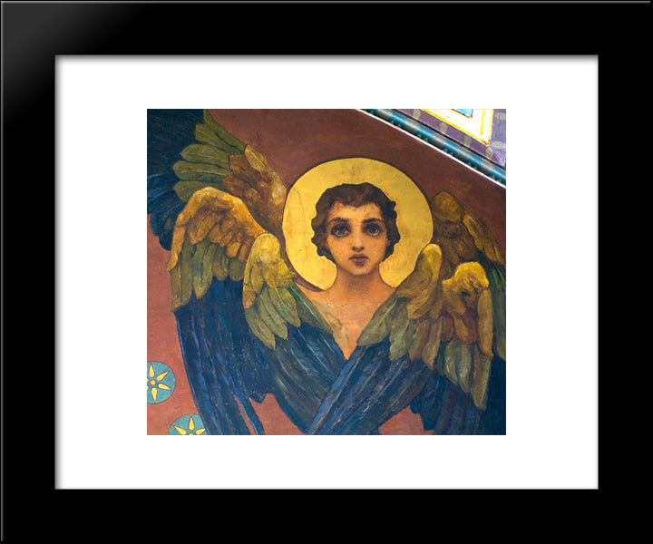 Seraphim 20x24 Black Modern Wood Framed Art Print Poster by Kotarbinski, Wilhelm
