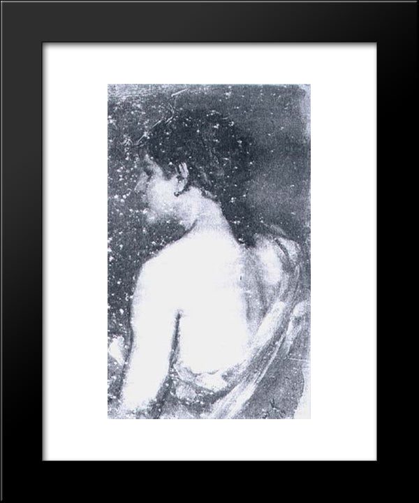 Study Models 20x24 Black Modern Wood Framed Art Print Poster by Kotarbinski, Wilhelm