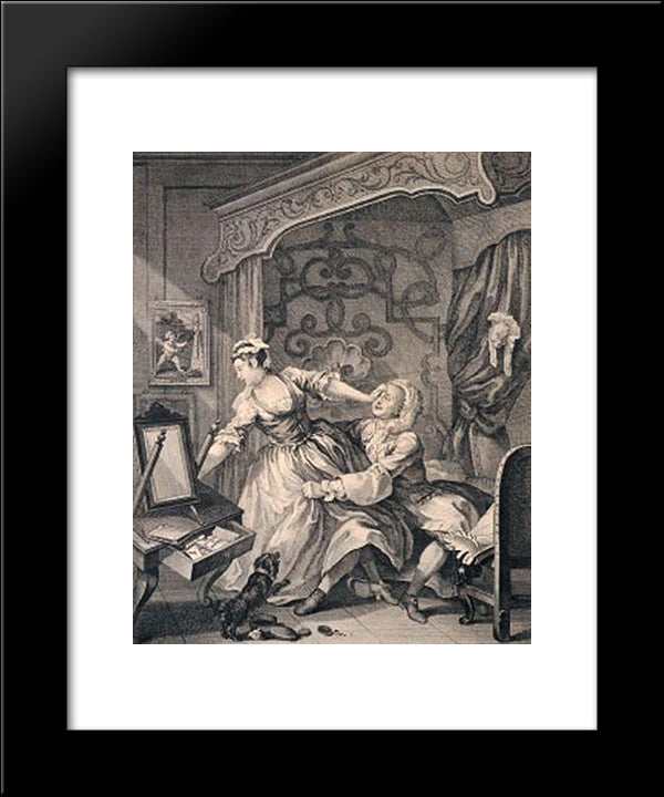 Before 20x24 Black Modern Wood Framed Art Print Poster by Hogarth, William