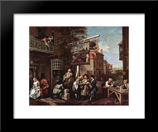 Election Propaganda 20x24 Black Modern Wood Framed Art Print Poster by Hogarth, William