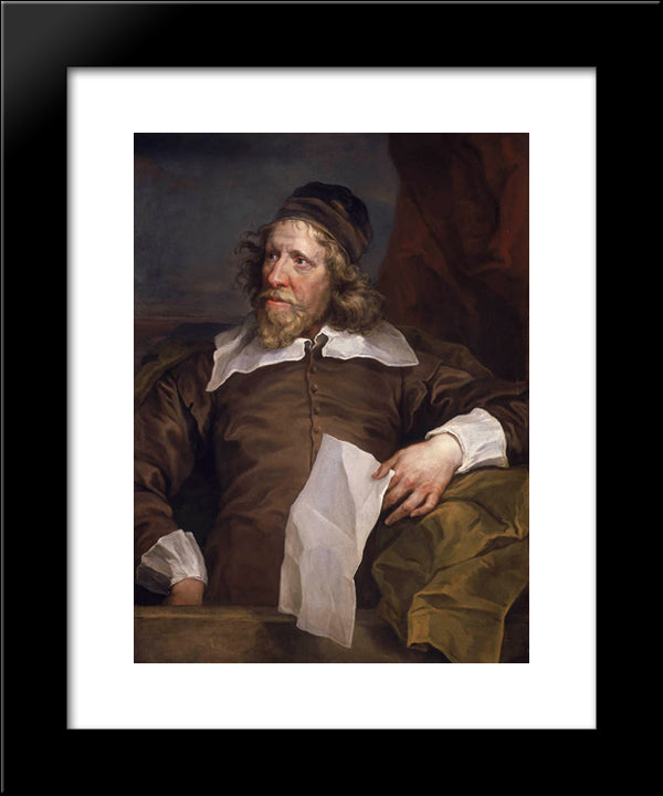 Inigo Jones 20x24 Black Modern Wood Framed Art Print Poster by Hogarth, William