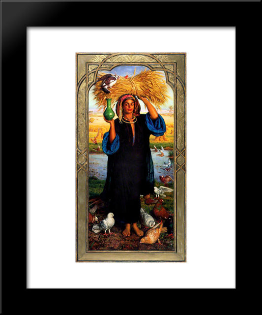 Afterglow In Egypt 20x24 Black Modern Wood Framed Art Print Poster by Hunt, William Holman