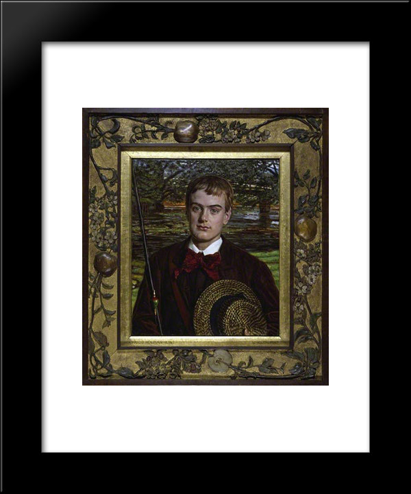 Cyril Benoni Holman Hunt 20x24 Black Modern Wood Framed Art Print Poster by Hunt, William Holman