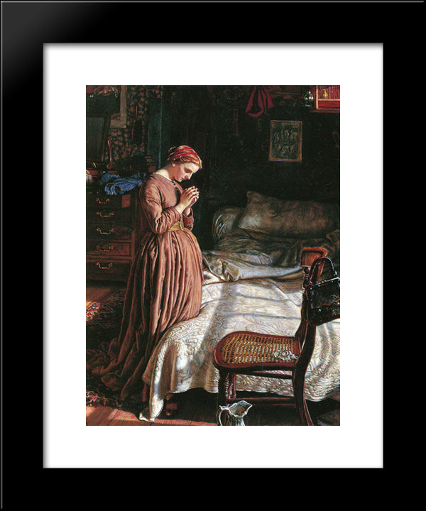 Morning Hunt 20x24 Black Modern Wood Framed Art Print Poster by Hunt, William Holman