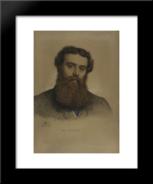 Robert Braithwaite Martineau 20x24 Black Modern Wood Framed Art Print Poster by Hunt, William Holman