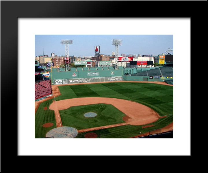 Fenway Park 20x24 Black Modern Wood Framed Art Print Poster
