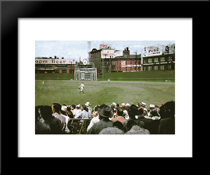 Crosley Field 20x24 Black Modern Wood Framed Art Print Poster