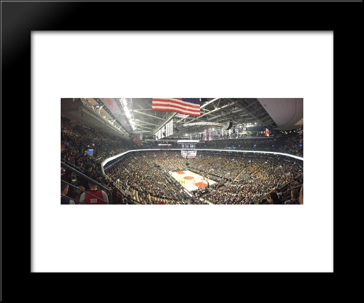 Air Canada Centre 20x24 Black Modern Wood Framed Art Print Poster