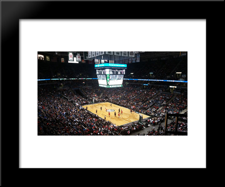 Bmo Harris Bradley Center 20x24 Black Modern Wood Framed Art Print Poster