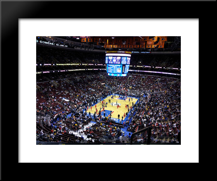 Wells Fargo Center 20x24 Black Modern Wood Framed Art Print Poster