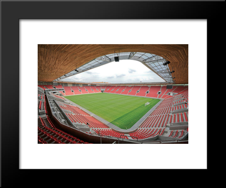Renkus Heinz Stadium 20x24 Black Modern Wood Framed Art Print Poster