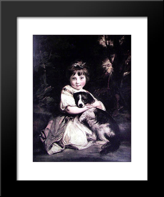 Love Me, Love My Dog 20x24 Black Modern Wood Framed Art Print Poster by Reynolds, Joshua