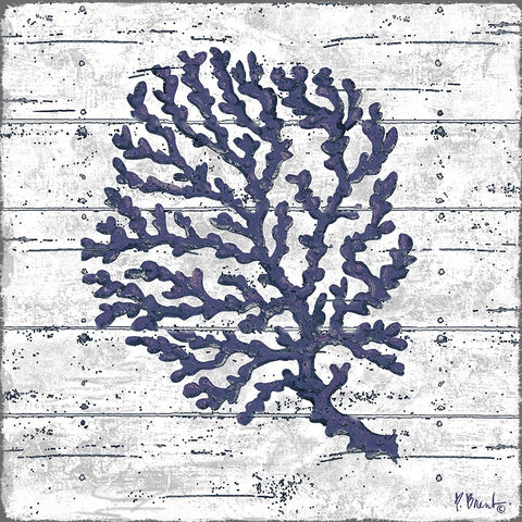 Cape Coral II - White Black Ornate Wood Framed Art Print with Double Matting by Brent, Paul