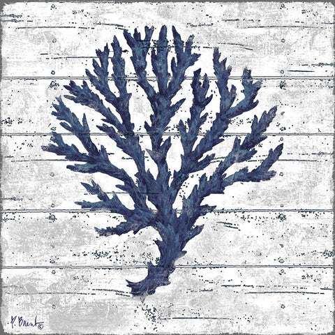 Cape Coral III - White Black Ornate Wood Framed Art Print with Double Matting by Brent, Paul