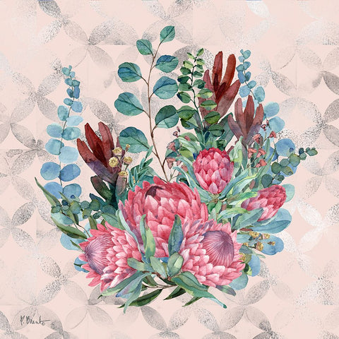 Sugarbush Bloom II Black Ornate Wood Framed Art Print with Double Matting by Brent, Paul