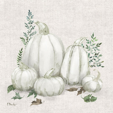 Heirloom Harvest III - Sage Black Ornate Wood Framed Art Print with Double Matting by Brent, Paul