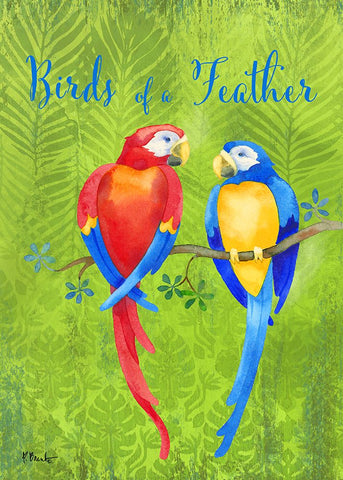 Bird Buddies Vertical Black Modern Wood Framed Art Print by Brent, Paul