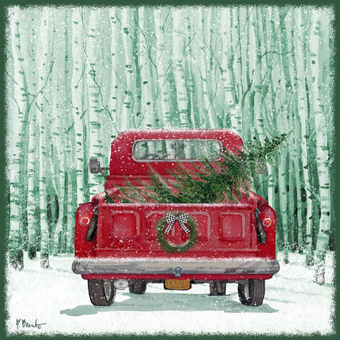 Holiday Drifter XI Black Modern Wood Framed Art Print by Brent, Paul